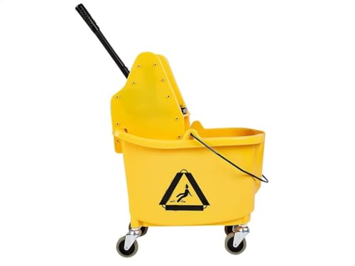 Amazon Basics 35-Quart Rectangular Mop Bucket with Wringer