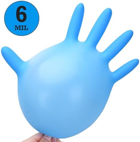 TitanFlex Heavy-Duty Nitrile Gloves 6-Mil Box of 100