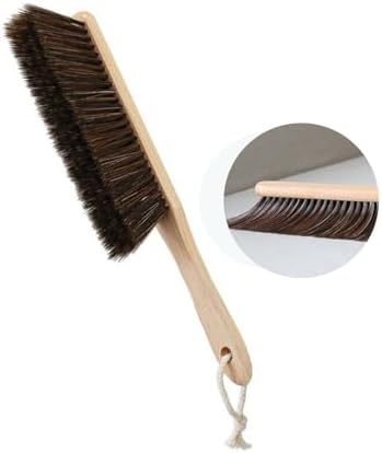 BSMstone Wooden Handle Dusting Brush for Bed Sofa Furniture Clothes Car