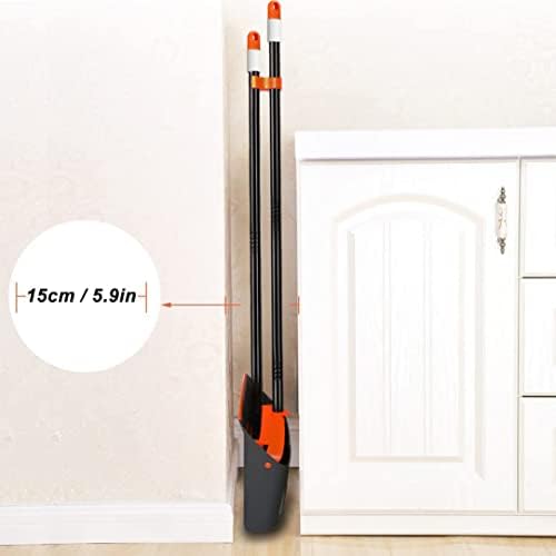 TreeLen Broom and Dustpan Set with 52 Long Handle