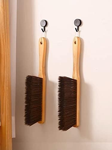 BSMstone Wooden Handle Dusting Brush for Bed Sofa Furniture Clothes Car