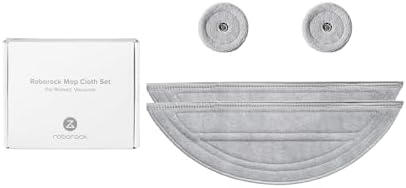 Roborock 2 Pack Mop Cloths and Edge Mop for Saros 10