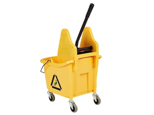 Amazon Basics 35-Quart Rectangular Mop Bucket with Wringer