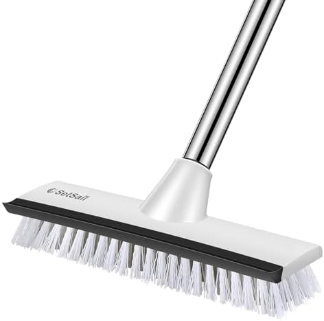SetSail 2-in-1 Floor Scrub Brush with Adjustable Handle