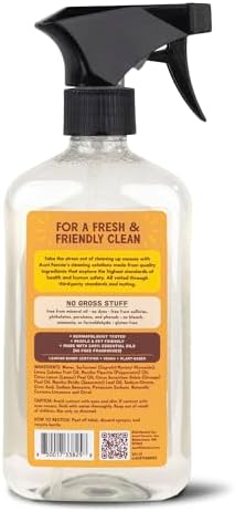 Aunt Fannies Wood Cleaner No-Wax 169 Ounces Lemon Scent