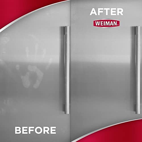 Weiman Stainless Steel Cleaner and Polish - Microfiber Cloth