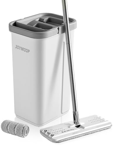 JOYMOOP Self-Squeezing Microfiber Mop and Bucket System