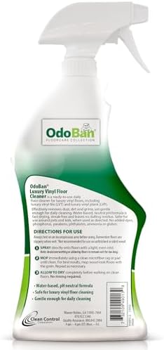 OdoBan Luxury Vinyl Floor Cleaner - 32 Oz 1 Gallon Scentless Streak Free