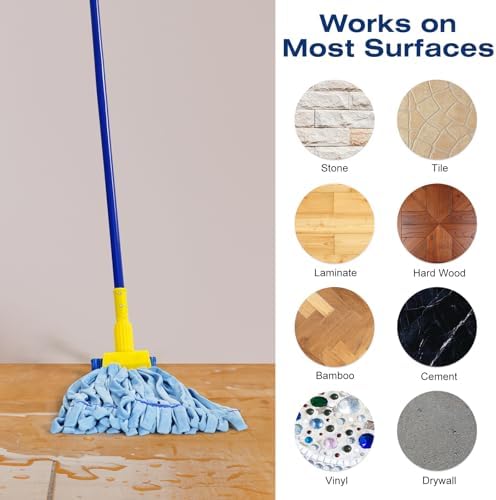 Matthew Cleaning Microfiber Tube Mop Replacement 6 Pack