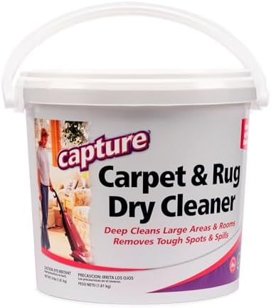 Capture Carpet Rug Dry Cleaner Powder - 4 lbs