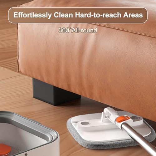 TIVAXO Mop and Bucket Set with Water Separation