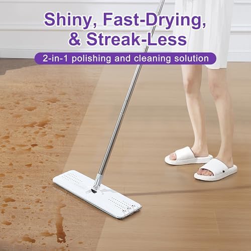 JOYMOOP Mop Bucket Set with Floor Cleaner Pods and Reusable Microfiber Pads