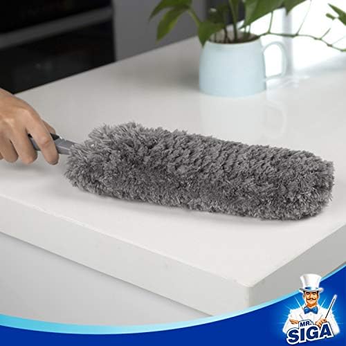 MRSIGA Lint Free Microfiber Duster for Easy Household Cleaning