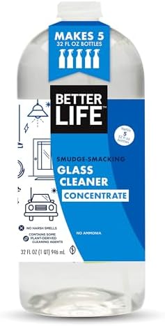 Better Life Glass Cleaner Concentrate 32oz Unscented