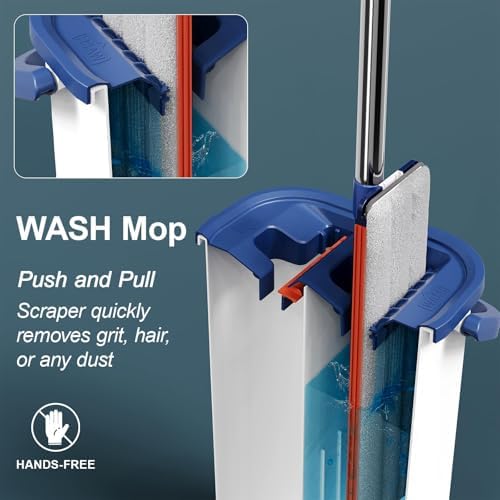 WFJINHAN EasyWring Mop and Bucket Set with Wringer