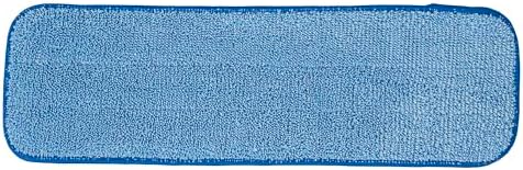 Restaurantware Clean Tek Professional Reusable Mop Pad Blue Microfiber