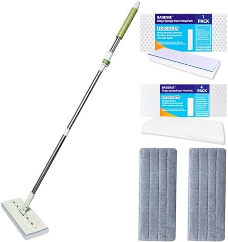BAISENJIE Magic Sponge Eraser Mop