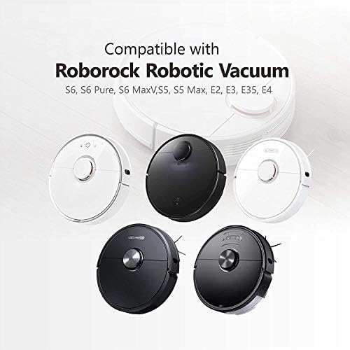 KEEPOW Microfiber Mop Cloth 12-Pack for Roborock Robot Vacuums
