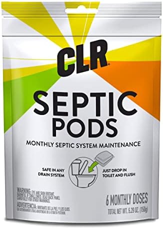 CLR Septic System Treatment Pods 6 Month Supply