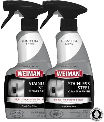 Weiman Stainless Steel Cleaner and Polish 2 Pack