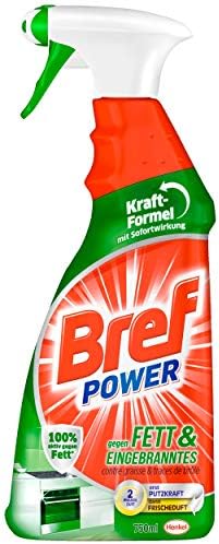 Bref Power Grease Remover 750ml Oven Cleaner Spray