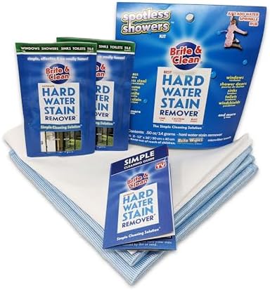 Brite Clean Spotless Showers Kit for Hard Water Stain Removal 1
