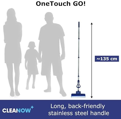 OneTouch GO Wring Mop with PVA Sponge and Stainless Handle