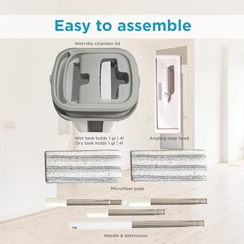 BLACKDECKER Magic Mop with Bucket Set