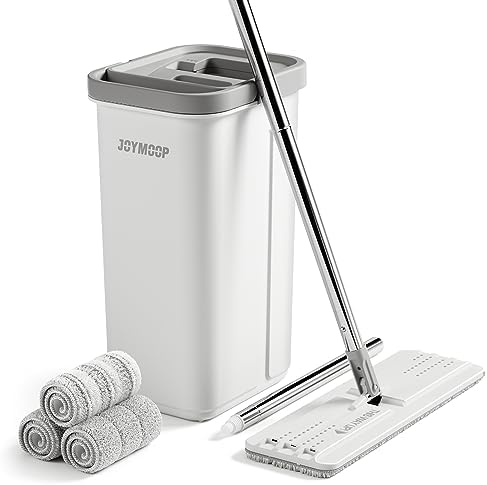 JOYMOOP Mop and Bucket Set with Wringer 60 Flat Floor Cleaning System