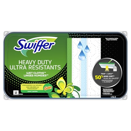 Swiffer Heavy Duty Mop Pad 10 x 8 in 10 Count