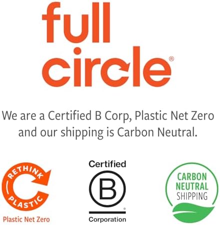 Full Circle Clean Ocean Hand Broom Set Recycled Fishing Nets
