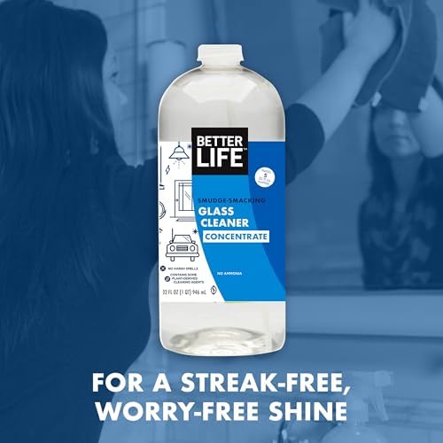 Better Life Glass Cleaner Concentrate 32oz Unscented