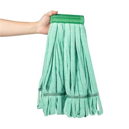 Restaurantware MOP Head - 5 Inch Microfiber 18 Ounce Machine Washable