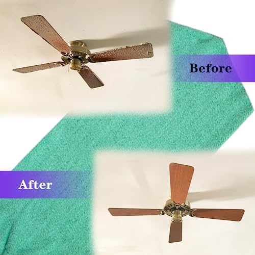 Hosrnovo Microfiber Ceiling Fan Duster 100 Washable Durable