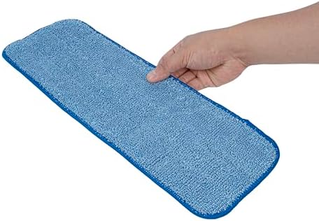 Restaurantware Clean Tek Professional Reusable Mop Pad Blue Microfiber