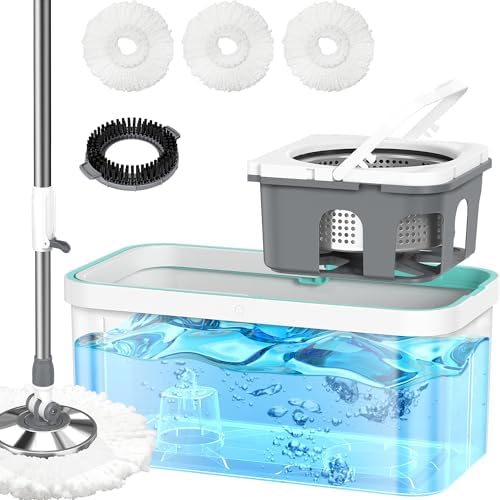 Aifacay Spin Mop Bucket Set with Wringer