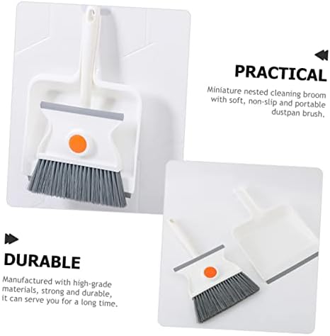 Mini Dustpan and Broom Set for Home and Car 1