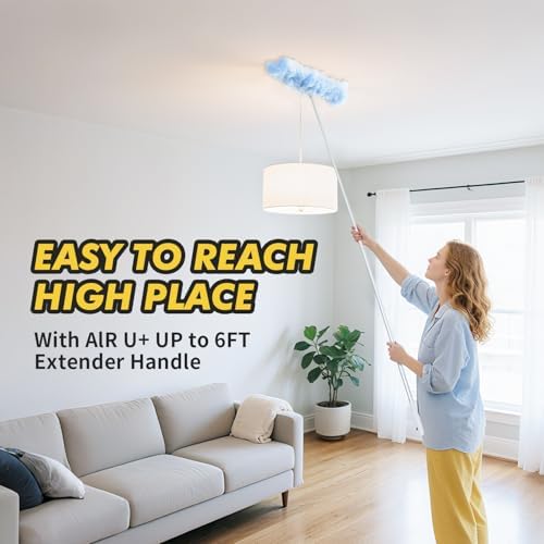 JOJOCLEAN 6 ft Extendable Duster Handle with 10 Refills 1