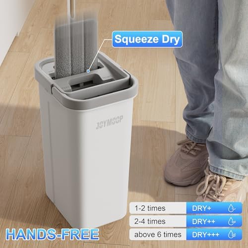 JOYMOOP Mop Bucket Set with Microfiber Pad