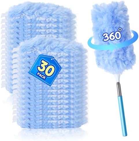 Swiffer Duster Refills 30 Count with 2 Handles 360 Rotation