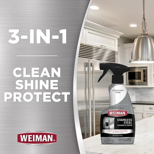 Weiman Stainless Steel Cleaner and Polish 2 Pack
