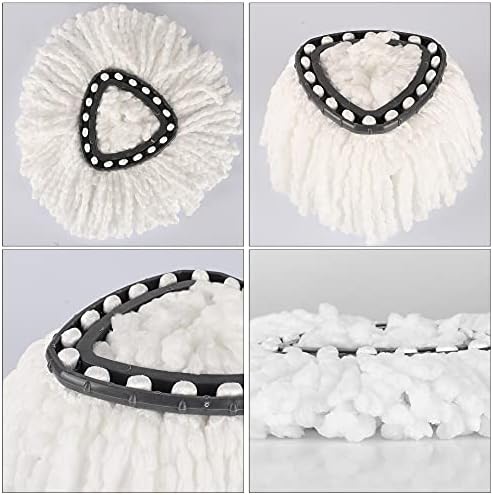 Yision 12PCS Microfiber Spin Mop Replacement Heads