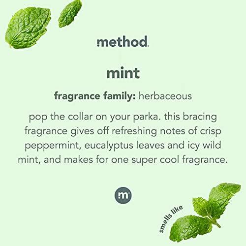 Method Glass Cleaner 28 Ounce Mint 4 Pack