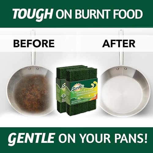 SCRUBIT Scouring Pads - Heavy Duty Reusable Cleaning Tools