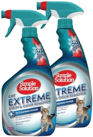 Simple Solution Extreme Cat Stain Remover 32oz Pack of 2