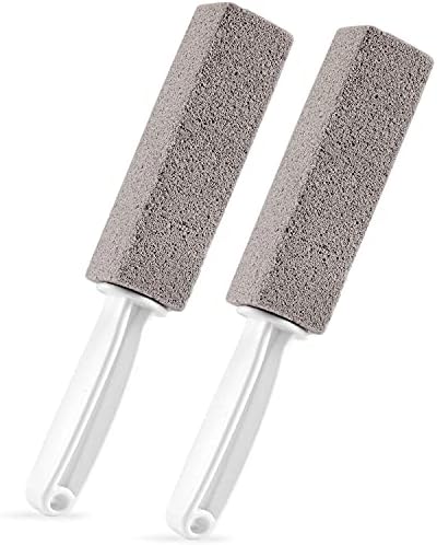 FALAMON 2 Pack Pumice Stones with Handle for Toilet and Kitchen Cleaning