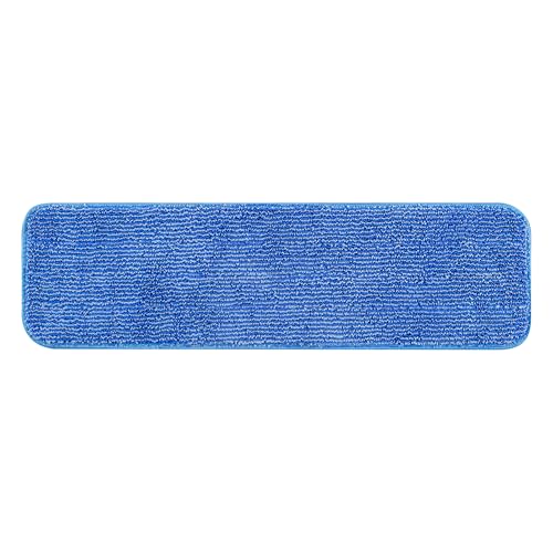 Restaurantware Clean Tek Professional Mop Pad - Blue Microfiber Heavy-Duty Reusable