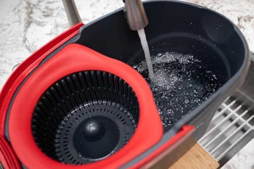 O-Cedar System Easy Wring Spin Mop Bucket with Citrus PACs Variety Pack