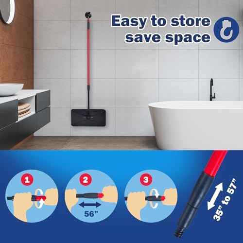 Matthew Microfiber Mop Refills 6Pcs Replaceable for Hardwood and 15x8 Mops