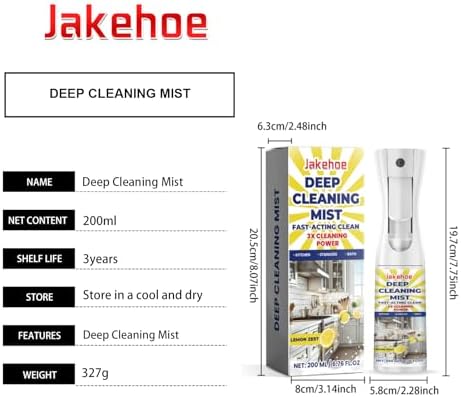 Deep Cleaning Mist with 3X Power Lemon Zest 200ml